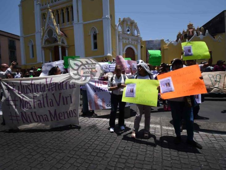 Marchan en Xalapa ante desaparición de Viridiana Moreno; claman esclarecer caso