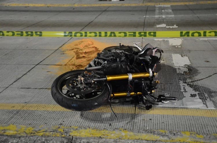 Fallece motociclista que iba a exceso de velocidad sobre bulevar de Boca del Río