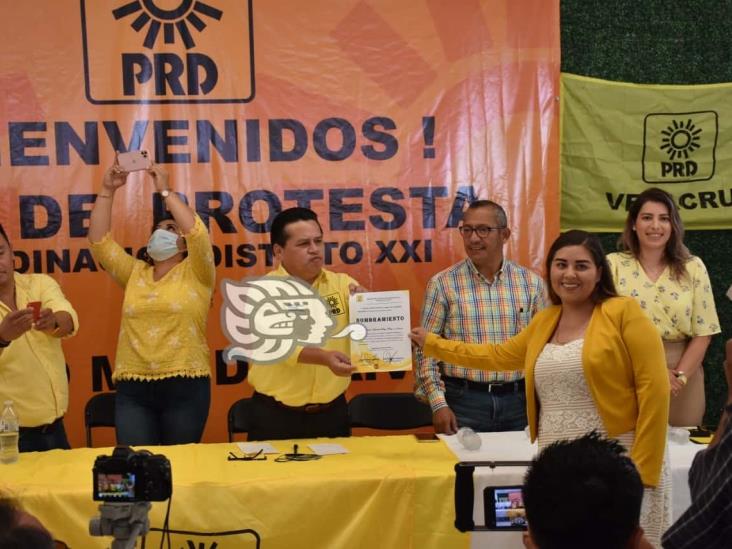 Nombra PRD a Vania Pérez como coordinadora del distrito XXI