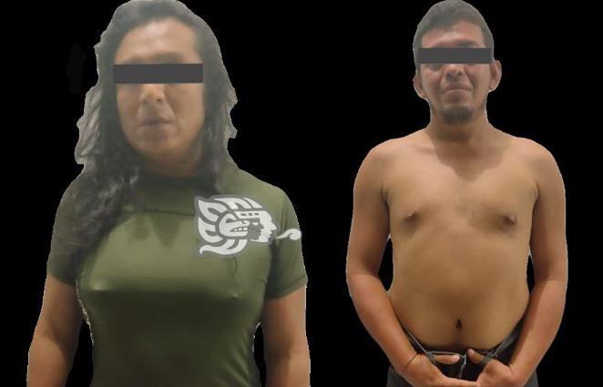 Captura Fuerza Civil a presuntos narcomenudistas en Acayucan