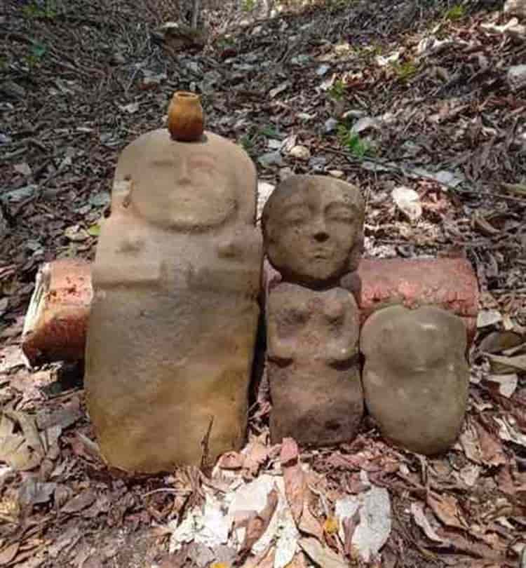 Hallan nuevas piezas prehispánicas al norte del estado de Veracruz