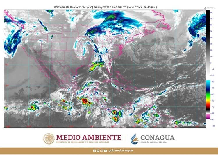 Se esperan lluvias intensas al sur de Veracruz