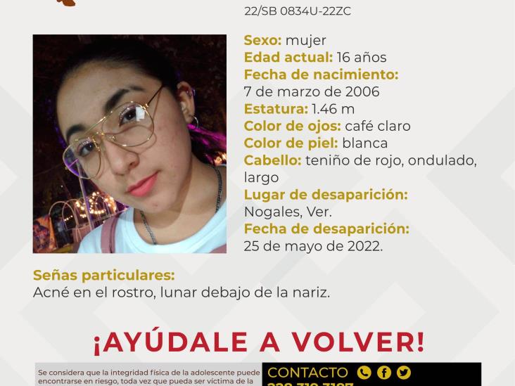 Desaparece Jaqueline en Nogales Veracruz