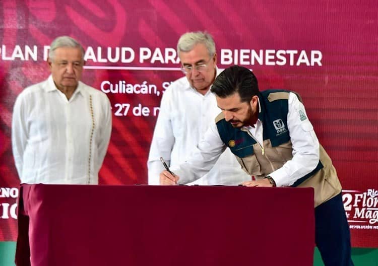 Firman IMSS y gobierno de Sinaloa convenio para Plan de Salud para el Bienestar