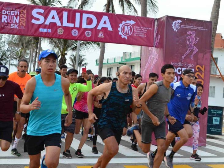 Realizan carrera DGETI RUN 2022 en Veracruz