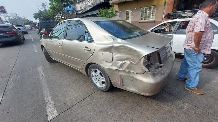 Se hacen carambola en el centro de Veracruz