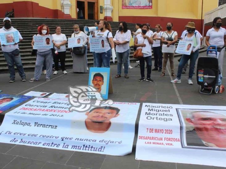 Familiares de desaparecidos marchan en Xalapa; exigen avances en casos