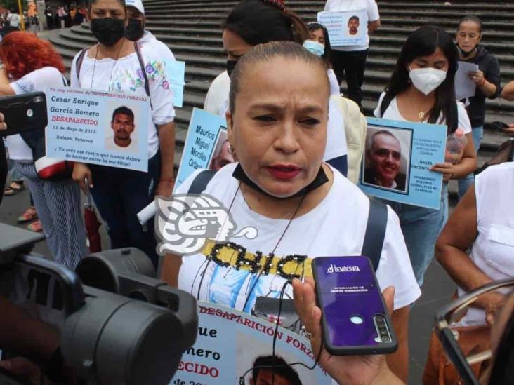 Familiares de desaparecidos marchan en Xalapa; exigen avances en casos