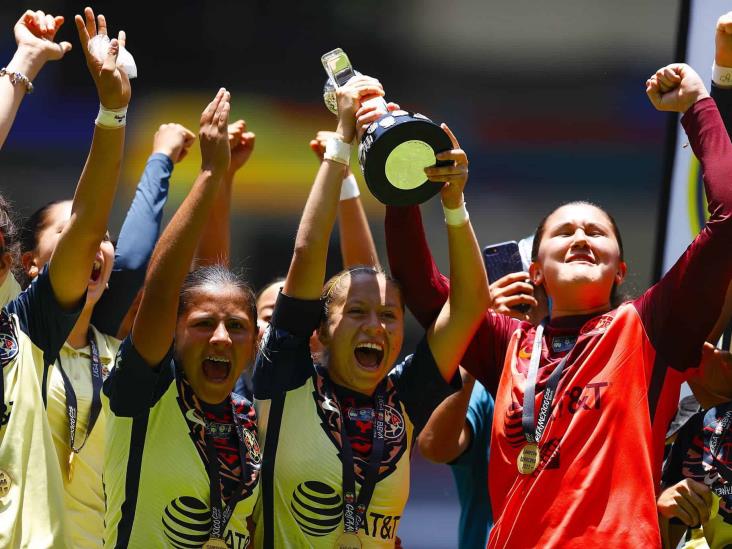 Histórico: ¡campeonas!, Sub 17 del América Femenil; vencen 1 a 2 a Santos