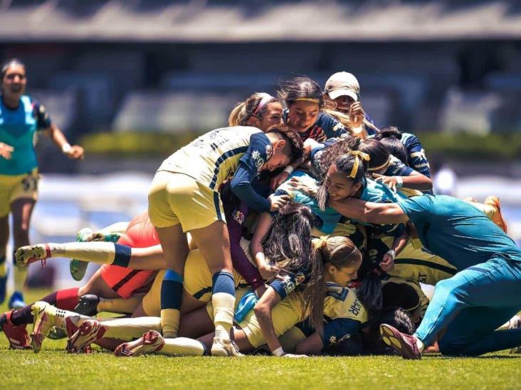 Histórico: ¡campeonas!, Sub 17 del América Femenil; vencen 1 a 2 a Santos