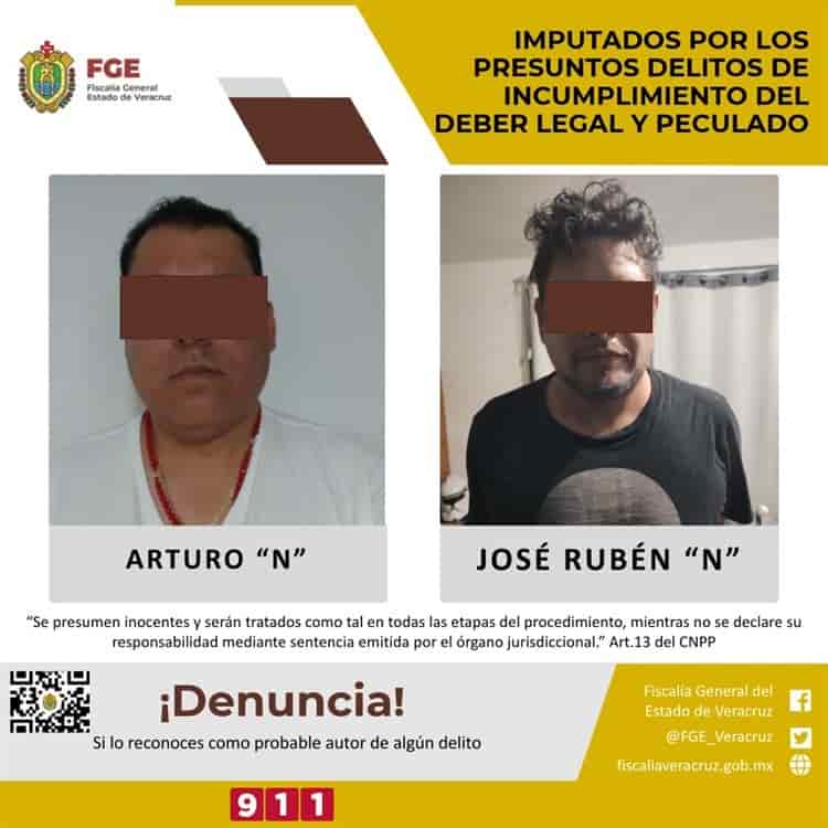 Detienen a dos excomisionados del IVAI; los acusan de peculado