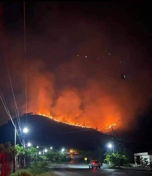 En Papantla, incendio arrasó con 50 hectáreas de pastizales