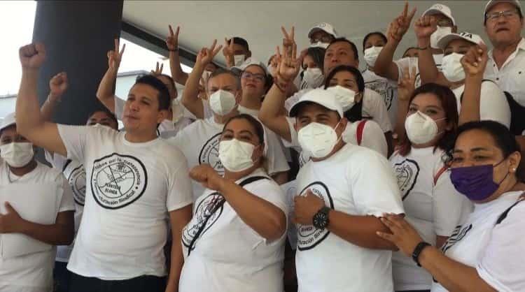 Tomás Rosas luchará por los trabajadores de la Secretaría de Salud en Veracruz