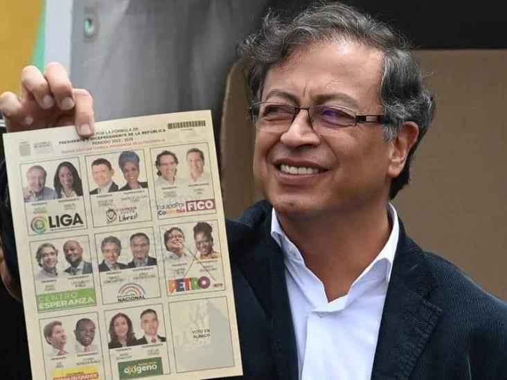 Petro aventaja en las elecciones presidenciales de Colombia