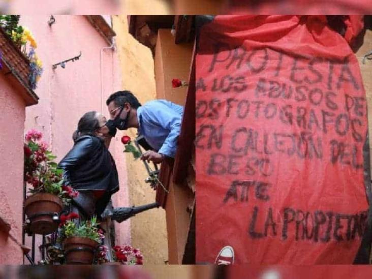 ¿Tienes tu foto? Cierran al público el Balcón en Callejón del Beso en Guanajuato