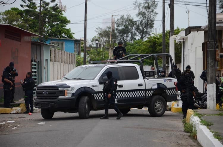 Balacera en colonia de Veracruz deja como saldo una persona muerta