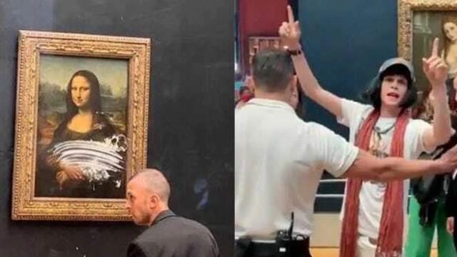 Hombre disfrazado que lanzó pastel a pintura de la Monna Lisa está en el psiquiátrico