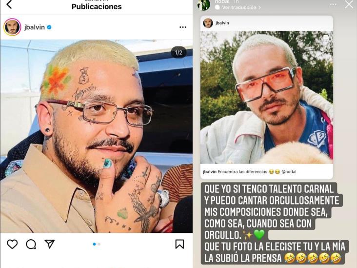 J Balvin vs Nodal; encienden las redes con dimes y diretes 