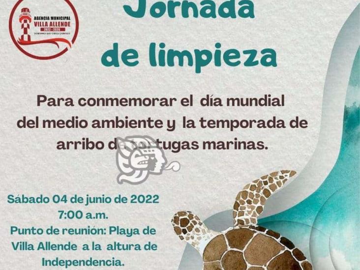 Limpiarán playas de Allende por Día del Medio Ambiente