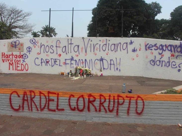 Justicia para Viridiana; continúan pintas en edificios públicos de Cardel