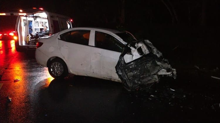 Elementos de la Marina provocan accidente en la carretera federal Alvarado - Veracruz