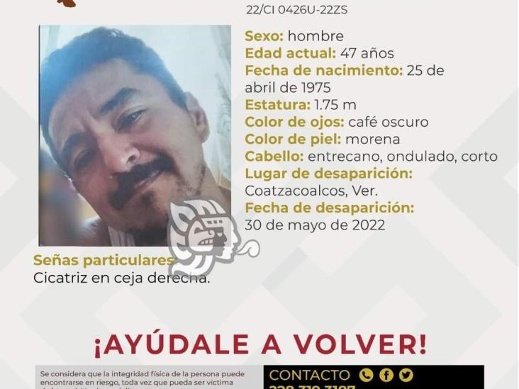 Roberto Clemente, cinco días desaparecido en Coatzacoalcos