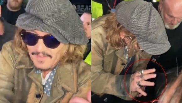 Depp bromea con niño sobre su dedo amputado tras juicio contra Amber