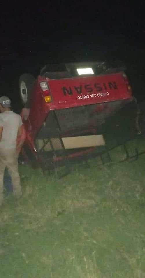 Vuelca camioneta sobre la carretera Misantla-Martinez de la Torre; hay 7 lesionados