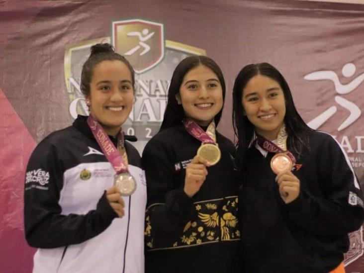 Veracruz gana primera medalla de plata en natación en los Nacionales CONADE 2022