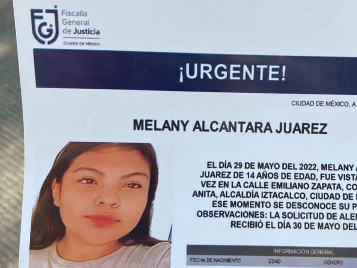 ¿Qué sabemos de Melany? Menor desaparecida en la CDMX