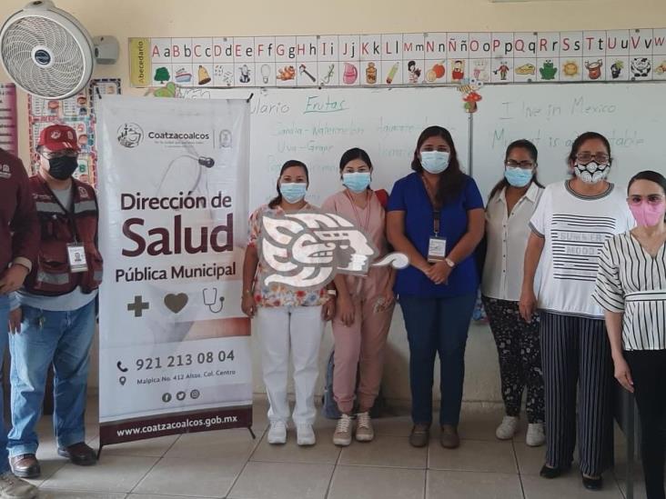 Con alumnos saludables se garantiza el bienestar en las escuelas de Coatzacoalcos