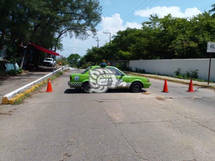 Cierran circulación en el puente Ramón Figueroa