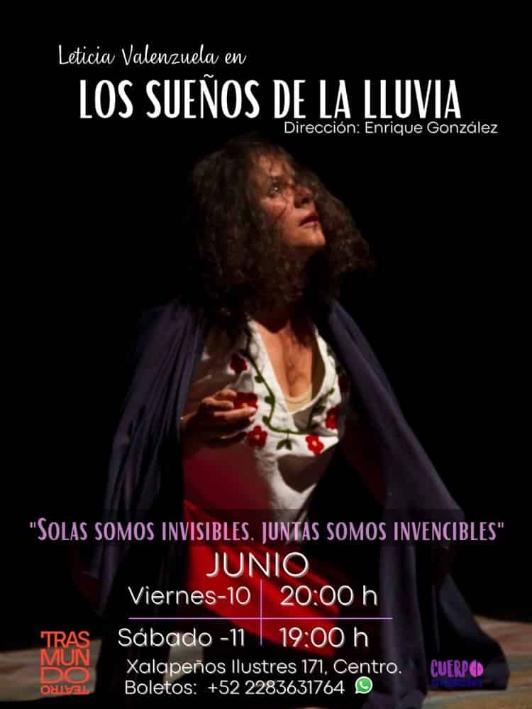 Leticia Valenzuela, en teatro documental sobre lucha de mujeres