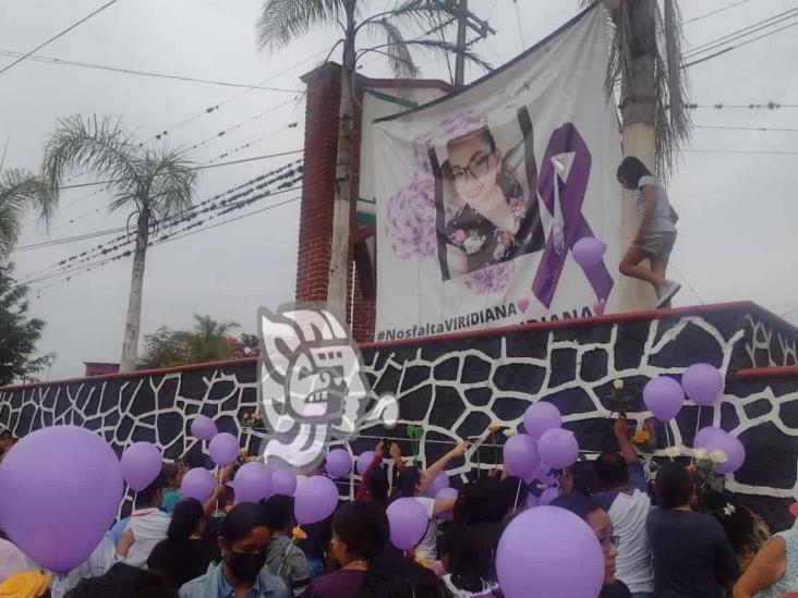 Con mural, habitantes de Tlaltetela buscan conmemorar a Viridiana Moreno Vásquez