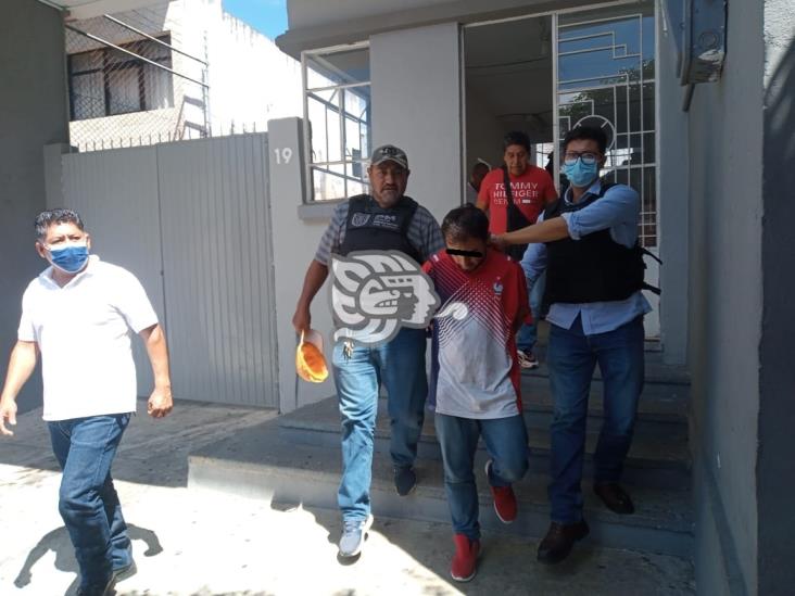 Capturan a ladrón que atacó a empleada de pastelería en Xalapa