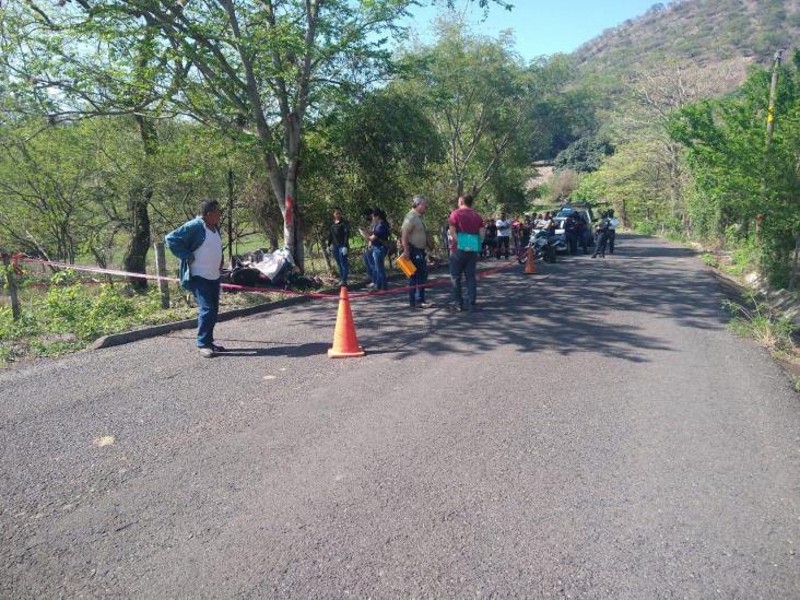 En trágico accidente muere motociclista en Cerro Gordo