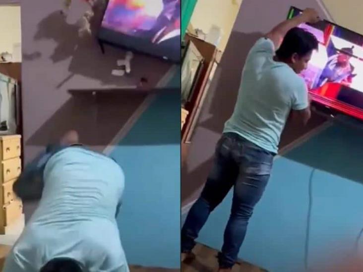 ¡Increíble! Joven intenta hacer el paso de Anitta y termina rompiendo su televisión