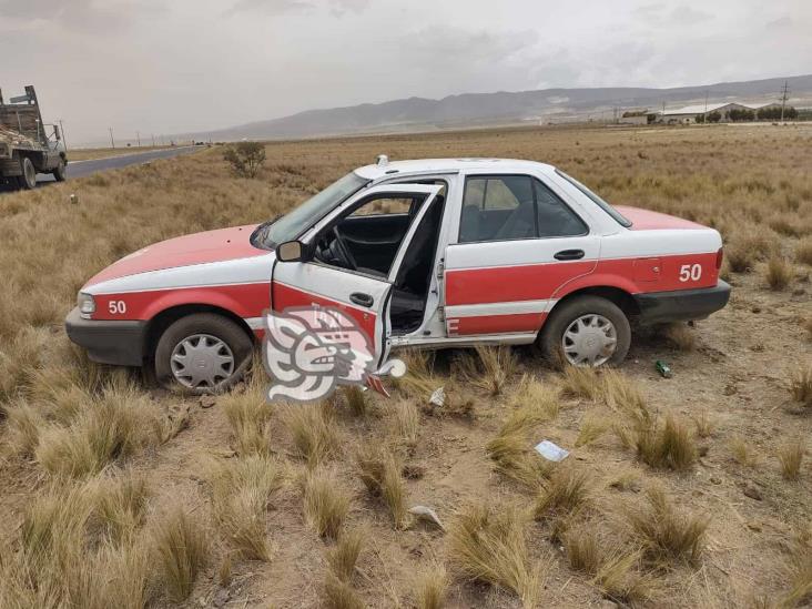 Durante asalto, apuñalan a taxista en Perote; su estado de salud, grave