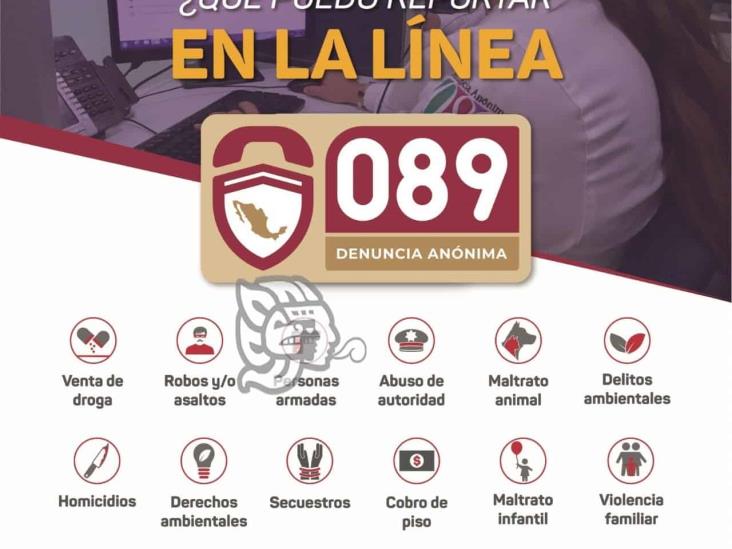 Denuncias anónimas por violencia se reciben en la línea 089