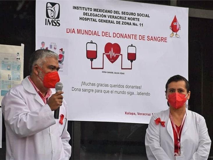 Conmemoró IMSS Veracruz Norte Día Mundial del Donante de Sangre