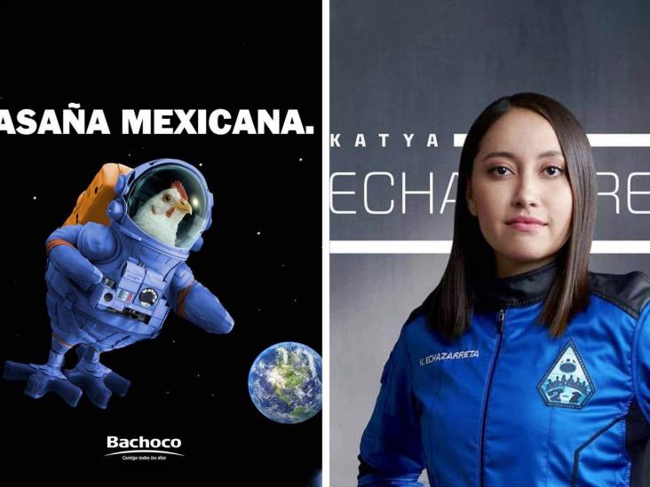 Bachoco dedica campaña a Katya Echazarreta, primer mexicana en el espacio