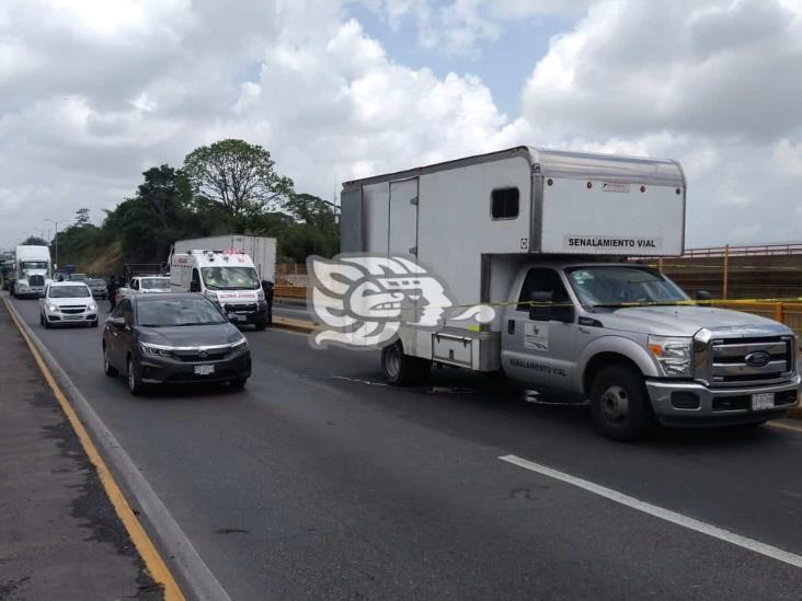 Fallece trabajador en carretera Córdoba-Puebla; fue atropellado