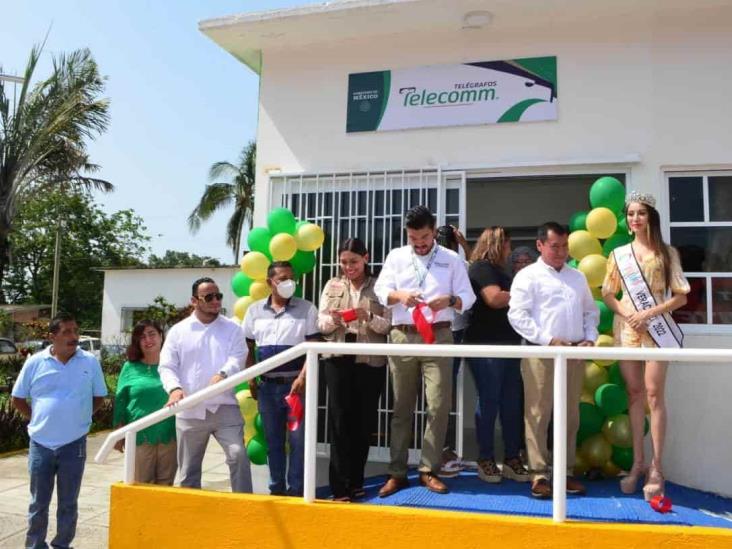 Inauguran instalaciones de Telecomm en Jamapa