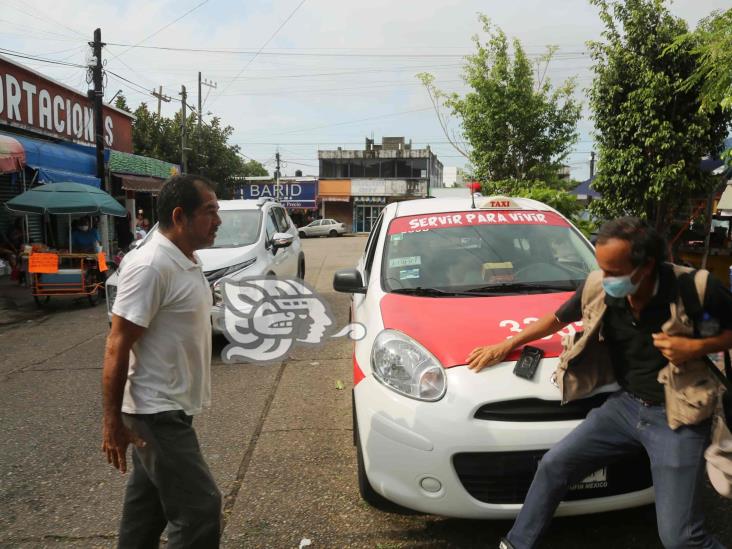 Reportero gráfico Sergio Balandrano fue agredido en el centro en Coatzacoalcos
