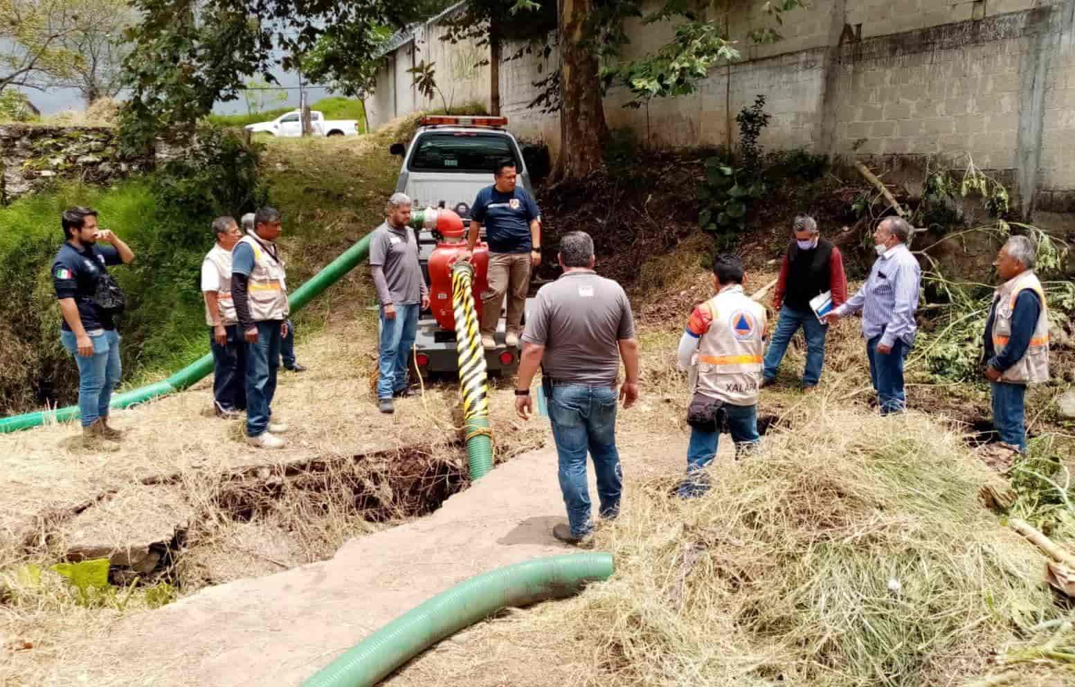 Realiza PC labores de prevención por lluvias