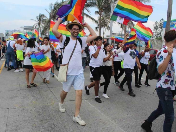 Lluvias impidieron realización de Caminata del Orgullo LGBTIQ+ en Veracruz