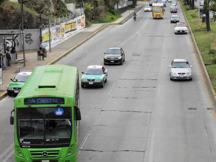 Precaución: inicia sustitución de losa en la avenida Lázaro Cárdenas, en Xalapa