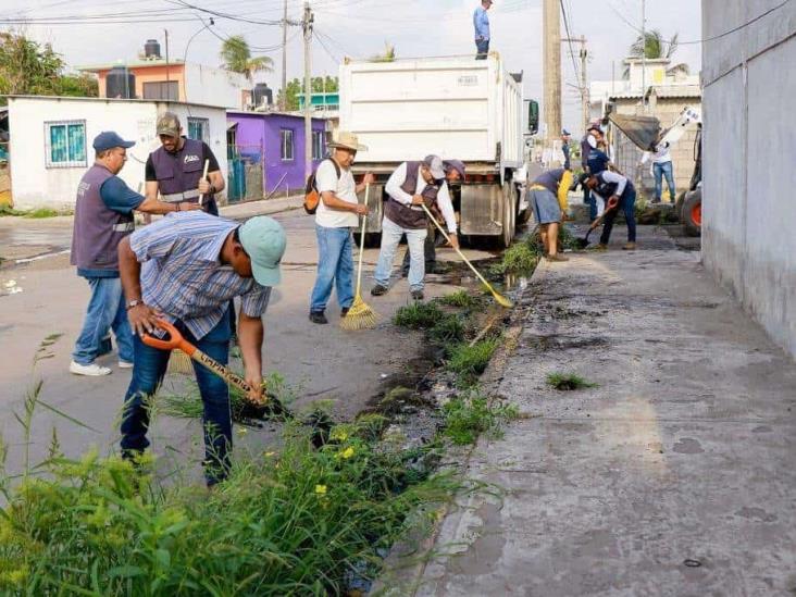 En Boca del Río limpian y desazolvan para enfrentar temporada de lluvias