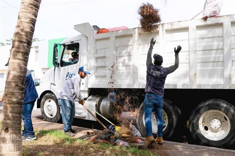 En Boca del Río limpian y desazolvan para enfrentar temporada de lluvias