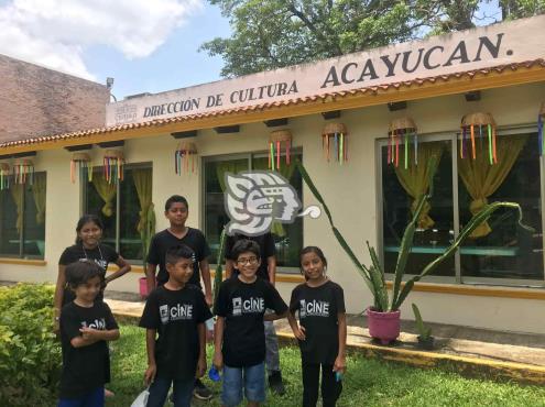 Cineastas infantiles de Acayucan ganan concurso nacional del IMCINE
